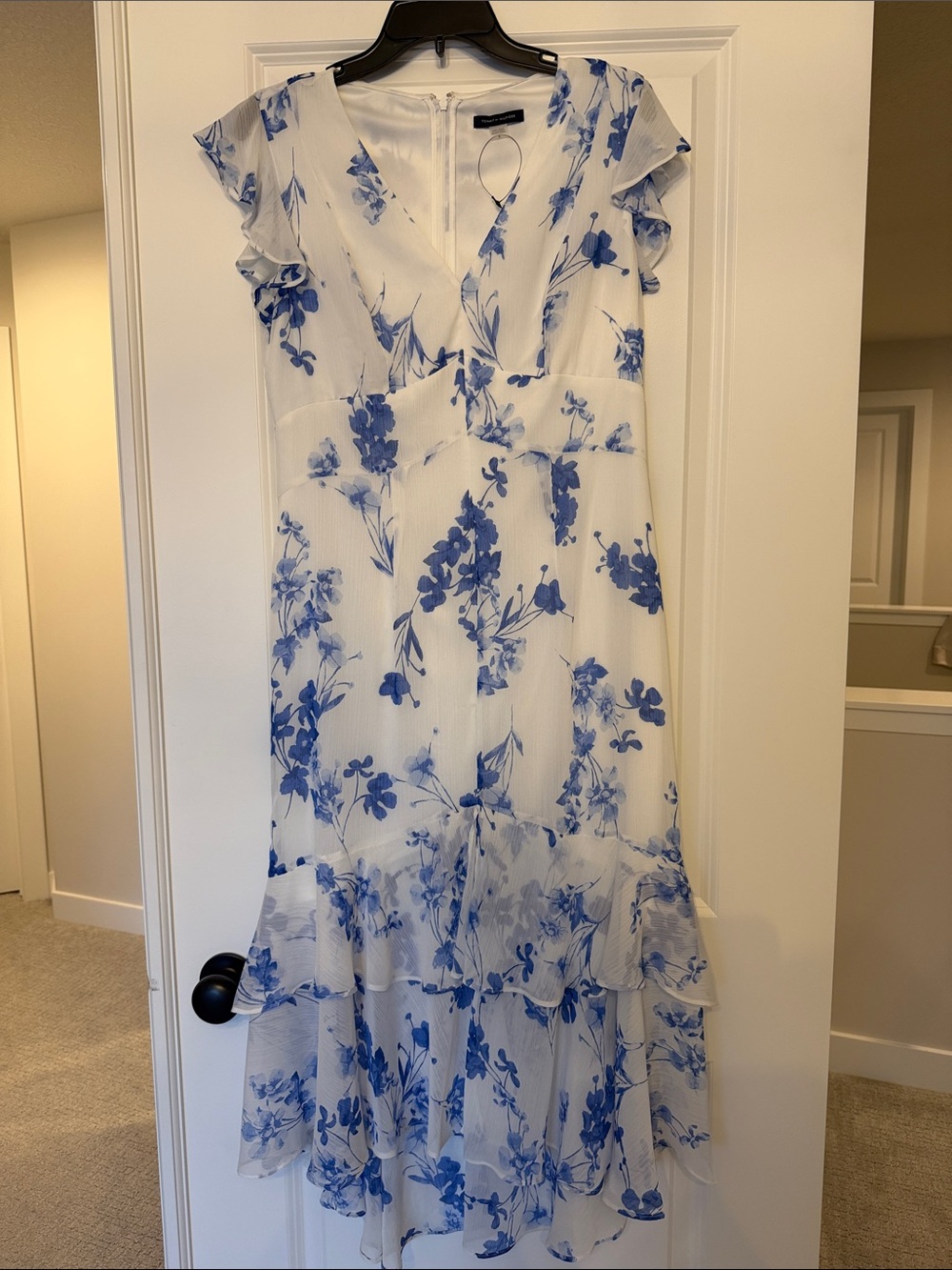 Tommy Hilfiger dress in a gorgeous blue and white floral